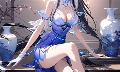 [第482期] [王者荣耀] [西施 · 系列一] 涩涩 [60P]-晚漫-共享AI国漫精致绘画AI高清视频